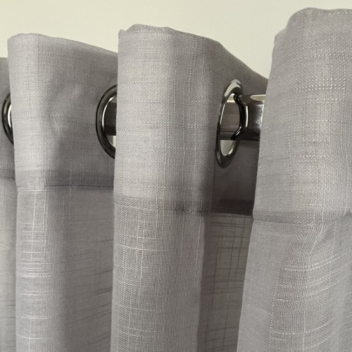 Έτοιμη Κουρτίνα με Κρίκους-Τρουκς (140x260) Ημιδιάφανη Μονόχρωμη Newhome Tulip 1003-41