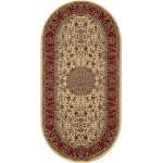 Χαλί Κλασσικό Οβάλ (100x200) Σαλονιού, Μηχανοποίητο Atlantis Classic 1914
