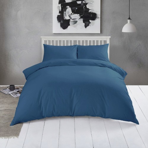 Κατωσέντονο με Λάστιχο Μονό (100x200+32) Βαμβακερό Melinen Urban Line Blue