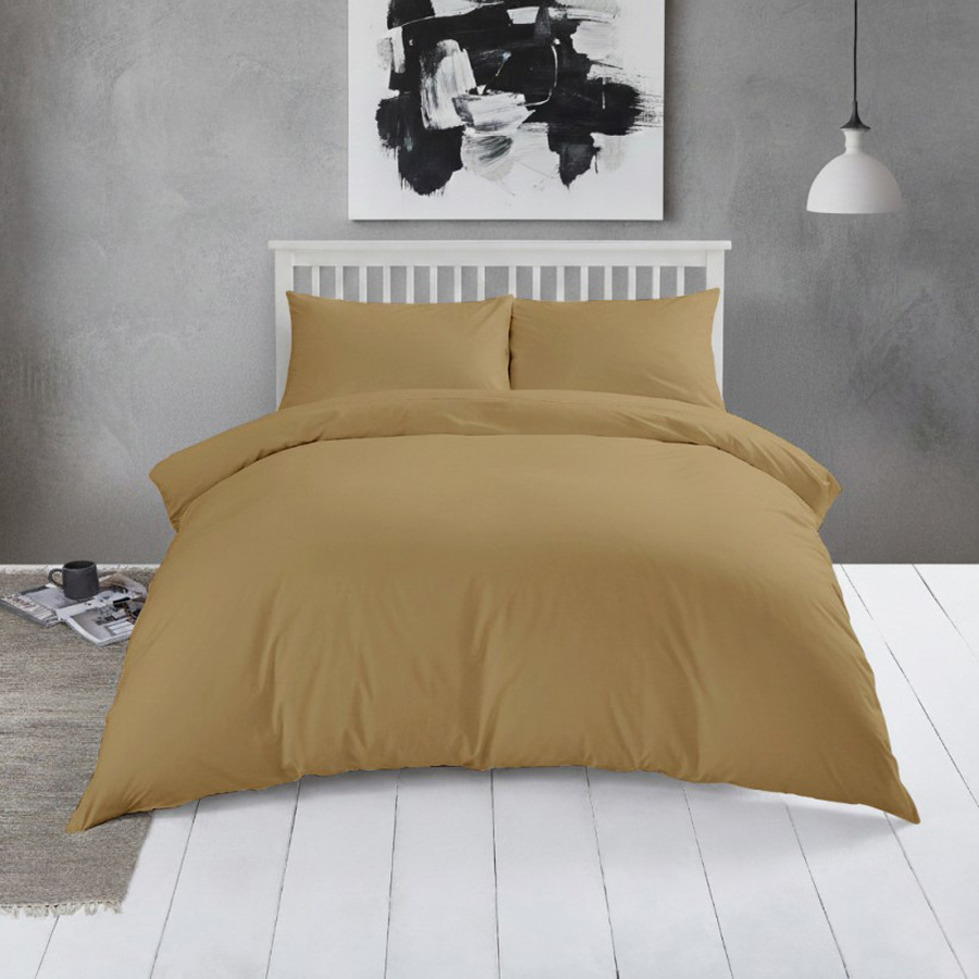 Κατωσέντονο με Λάστιχο Μονό (100x200+32) Βαμβακερό Melinen Urban Line Curry