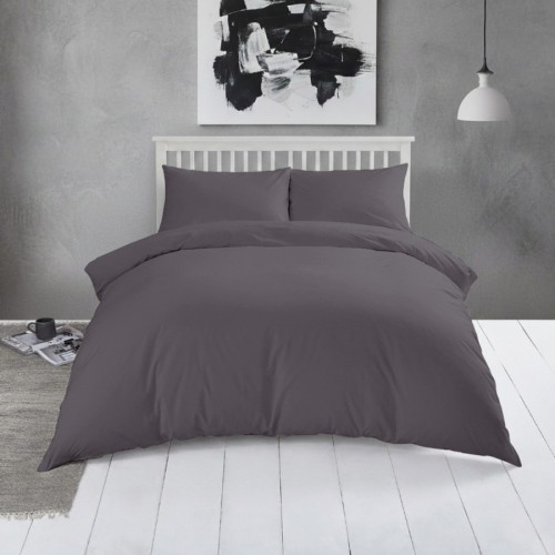 Κατωσέντονο με Λάστιχο Μονό (100x200+32) Βαμβακερό Melinen Urban Line Dark Grey