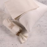 Μαξιλαροθήκες Ζεύγος (50x70) Βαμβακερές Μονόχρωμες Melinen Urban Line Ecru