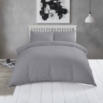 Κατωσέντονο με Λάστιχο Διπλό (160x200+32) Βαμβακερό Melinen Urban Line Light Grey