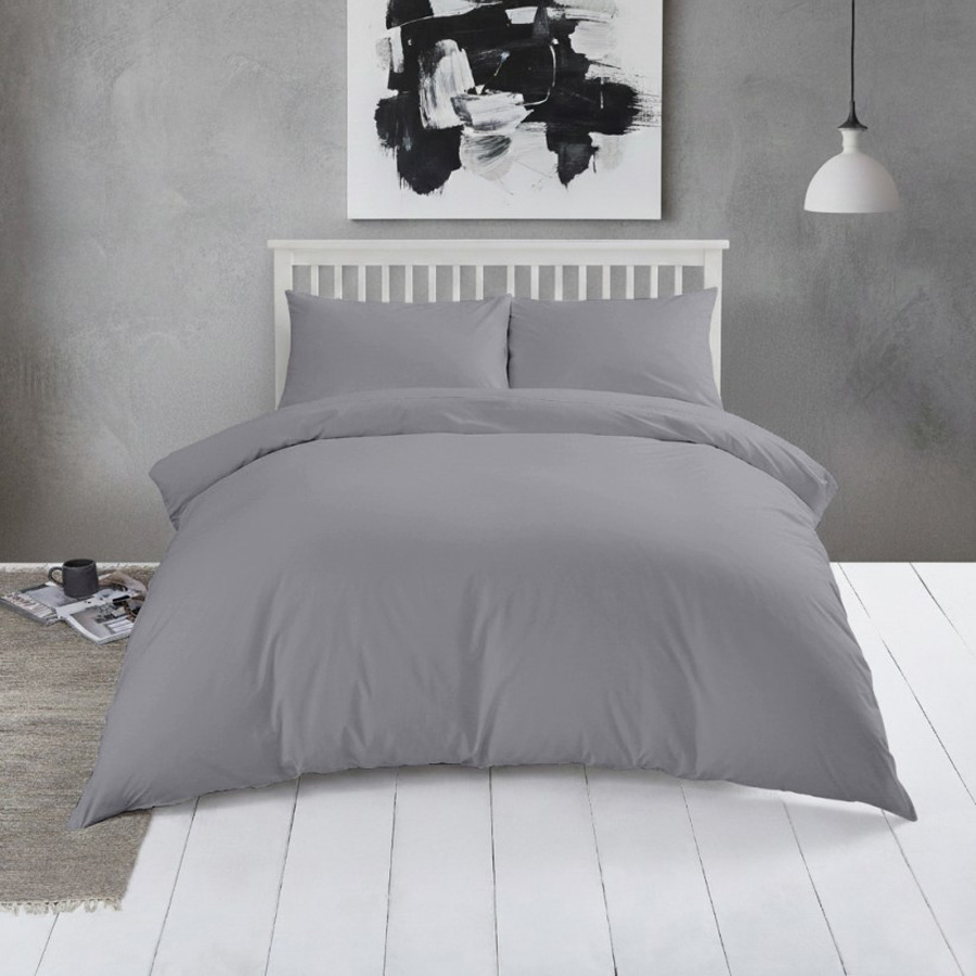 Κατωσέντονο με Λάστιχο Μονό (100x200+32) Βαμβακερό Melinen Urban Line Light Grey