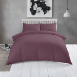 Κατωσέντονο με Λάστιχο Υπέρδιπλο (175x200+32) Βαμβακερό Melinen Urban Line Plum