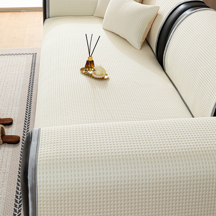 Μπράτσο | Πλάτη Καναπέ (90x90) Αντιολισθητικό Melinen August Ecru