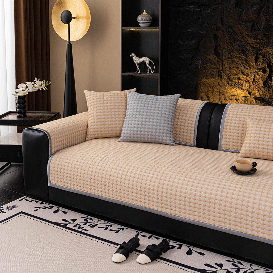 Μπράτσο | Πλάτη Καναπέ (90x90) Αντιολισθητικό Melinen Soleil Beige