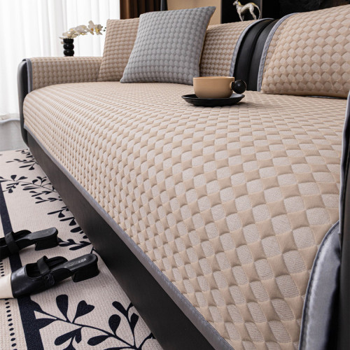 Ριχτάρι-Ανώστρωμα για Διθέσιο Καναπέ (90x180) Αντιολισθητικό Melinen Soleil Greige