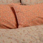 Μαξιλαροθήκες 2 τεμ (50x70) Βαμβάκι/Πολυέστερ Melinen Casual Line Cesare Apricot