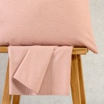 Κατωσέντονο Μονό (100x200+32) Με Λάστιχο + Μαξιλαροθήκη Melinen Casual Line Mini Davide Rose