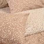 Σετ Σεντόνια Μονά (170x270) Βαμβάκι/Πολυέστερ Melinen Casual Line Leo Mocca