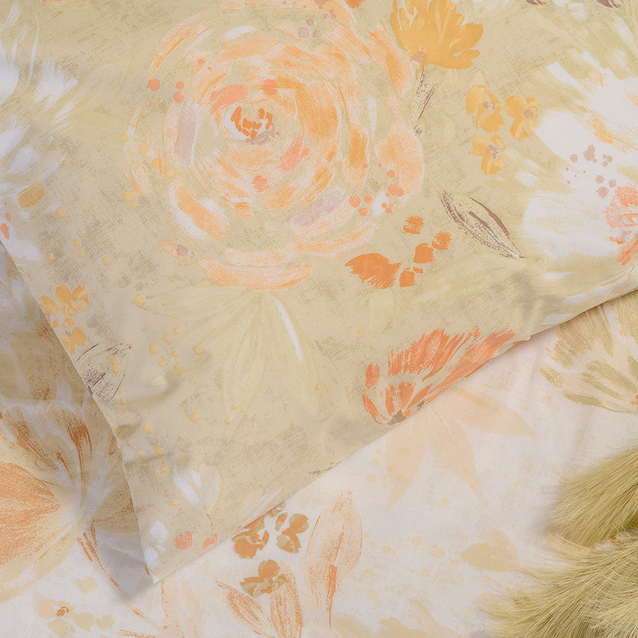 Μαξιλαροθήκες 2 τεμ (50x70) Βαμβάκι/Πολυέστερ Melinen Casual Line Anabelle Beige