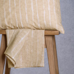 Κατωσέντονο Υπέρδιπλο (180x200+32) Με Λάστιχο + Μαξιλαροθήκες Melinen Casual Line Mini Kai Beige