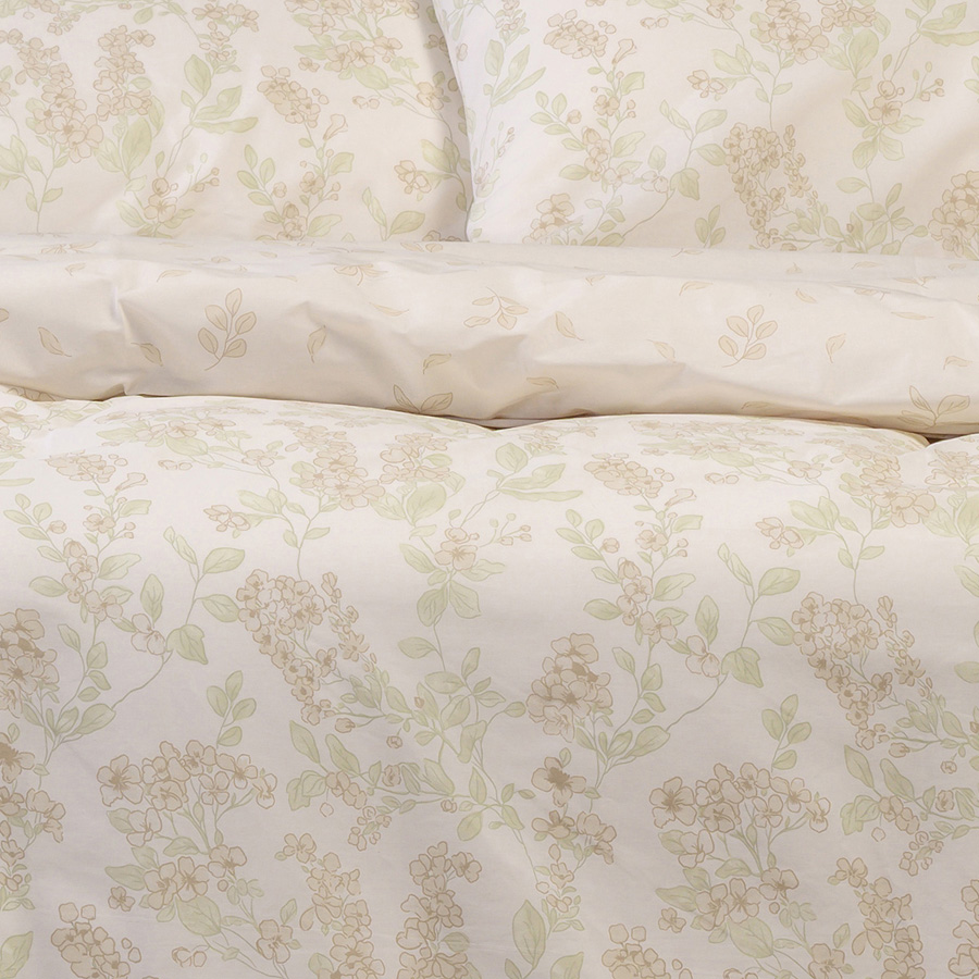 Μαξιλαροθήκες 2 τεμ (50x70) Βαμβάκι/Πολυέστερ Melinen Casual Line Rea Beige