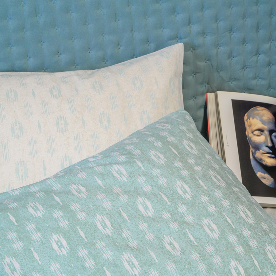 Σετ Σεντόνια Μονά (170x270) Βαμβάκι/Πολυέστερ Melinen Casual Line River Aqua