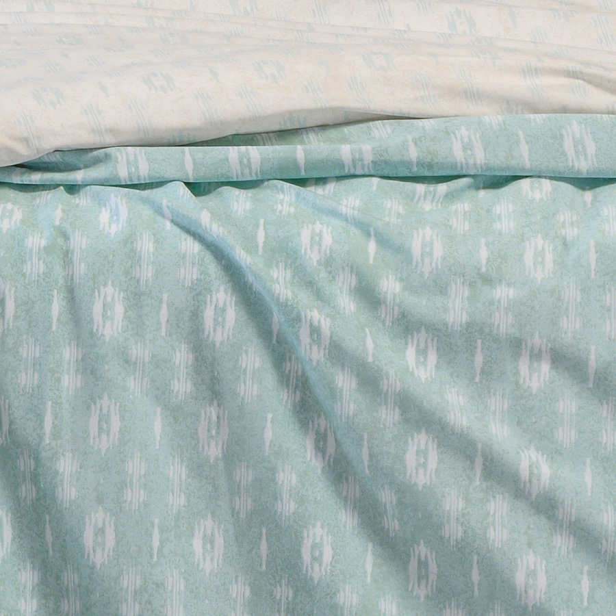 Σετ Σεντόνια Μονά (170x270) Βαμβάκι/Πολυέστερ Melinen Casual Line River Aqua