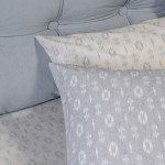 Μαξιλαροθήκες 2 τεμ (50x70) Βαμβάκι/Πολυέστερ Melinen Casual Line River Light Grey