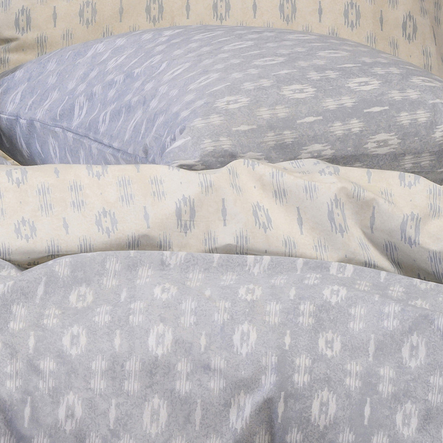 Σετ Σεντόνια Μονά (170x270) Βαμβάκι/Πολυέστερ Melinen Casual Line River Light Grey