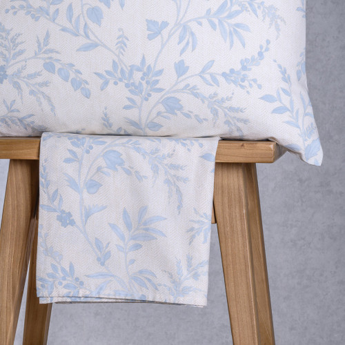 Κατωσέντονο Ημίδιπλο (120x200+32) Με Λάστιχο + Μαξιλαροθήκη Melinen Casual Line Mini Sienna Blue