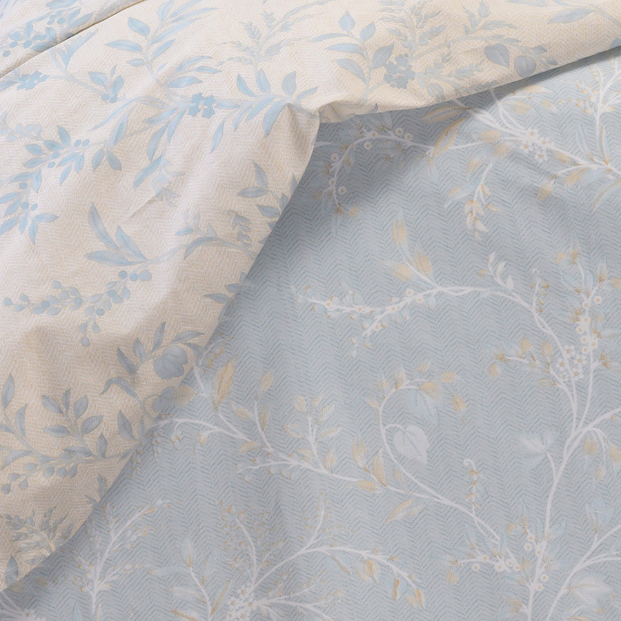 Σετ Σεντόνια Μονά (170x270) Βαμβάκι/Πολυέστερ Melinen Casual Line Sienna Blue