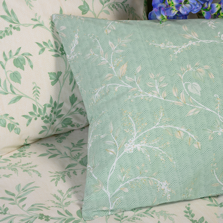 Μαξιλαροθήκες 2 τεμ (50x70) Βαμβάκι/Πολυέστερ Melinen Casual Line Sienna Forest