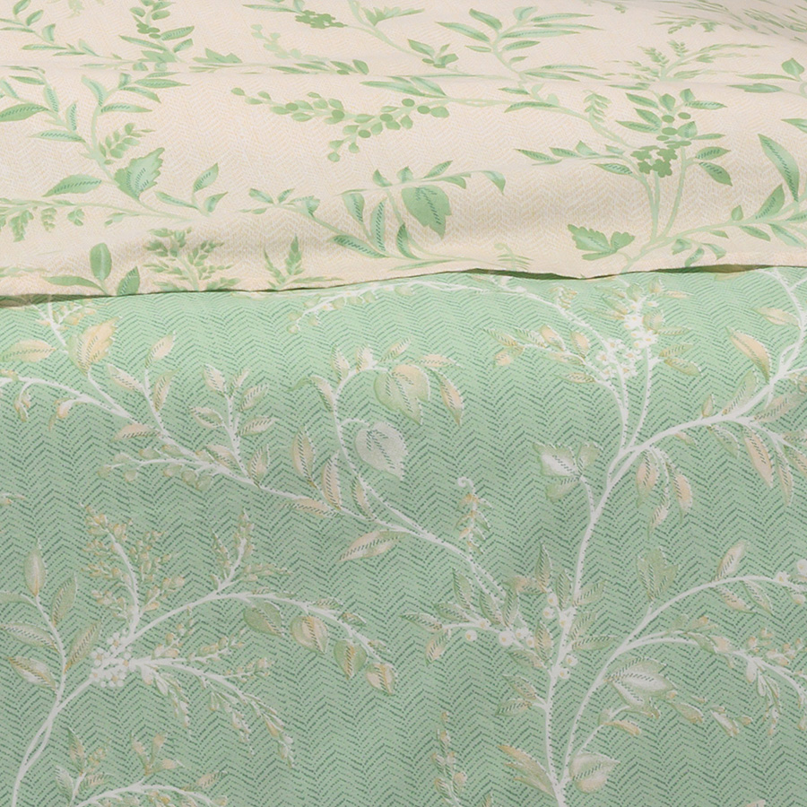 Σετ Σεντόνια Μονά (170x270) Βαμβάκι/Πολυέστερ Melinen Casual Line Sienna Forest