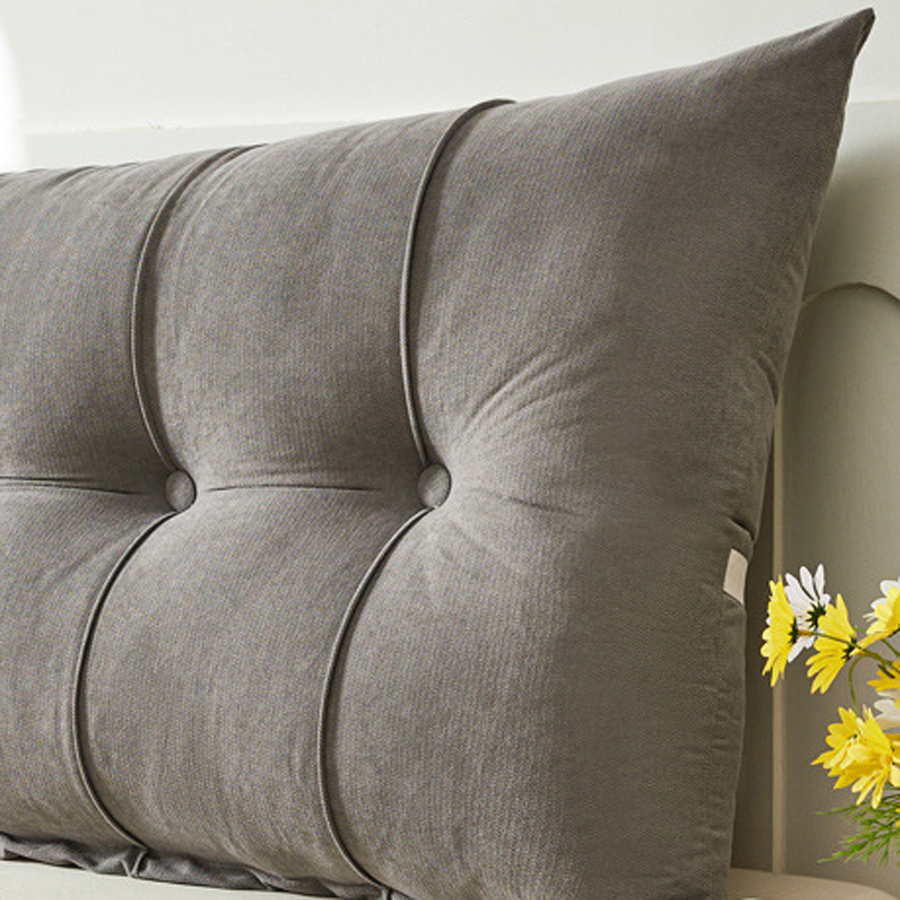 Mαξιλάρι Πλάτης Κρεβατιού | Μαξιλάρι για Κεφαλάρι Kρεβατιού (150x60+18) Melinen Azure Taupe