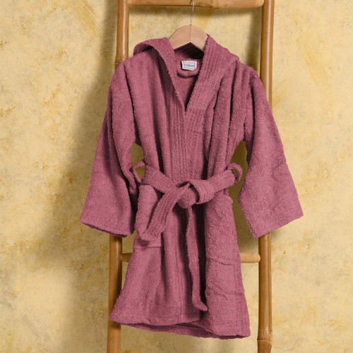 Μπουρνούζι Παιδικό με Κουκούλα (No 12-14) Melinen Bloom Kids Apple