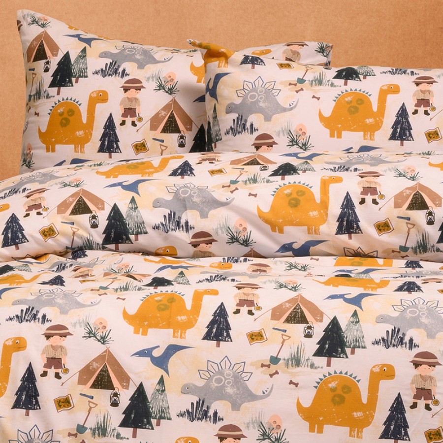 Παπλωματοθήκη Παιδική Μονή (165x245) Melinen Kids Line Explorer Blue