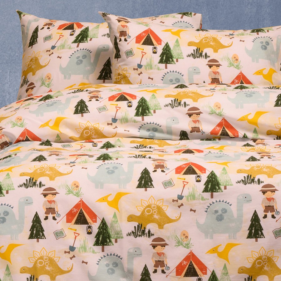 Παπλωματοθήκη Παιδική Μονή (165x245) Melinen Kids Line Explorer Red