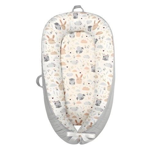 Φωλιά Ύπνου Βρεφική (85x55x15) Βαμβακερή Melinen Vaya με Κουκουβάγιες