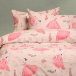 Σετ Σεντόνια Φανελένια Μονά (170x260) Παιδικά Melinen Winter Line Kids Ballet Ecru