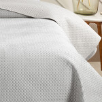 Κουβερλί Σούπερ Υπέρδιπλο (King Size) (260x240) Μονόχρωμο Melinen Omnia Grey
