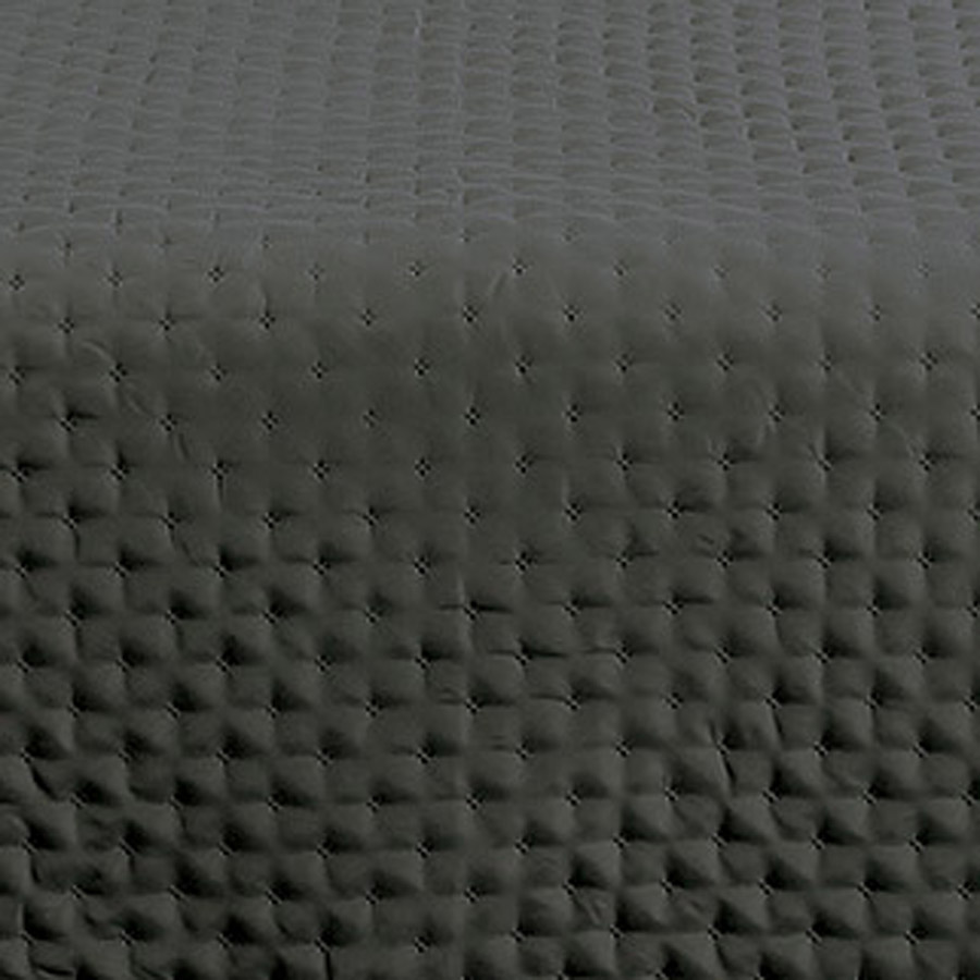 Κουβερλί Μονό (160x240) Μονόχρωμο Διπλής Όψης Melinen Renzo anthracite/grey