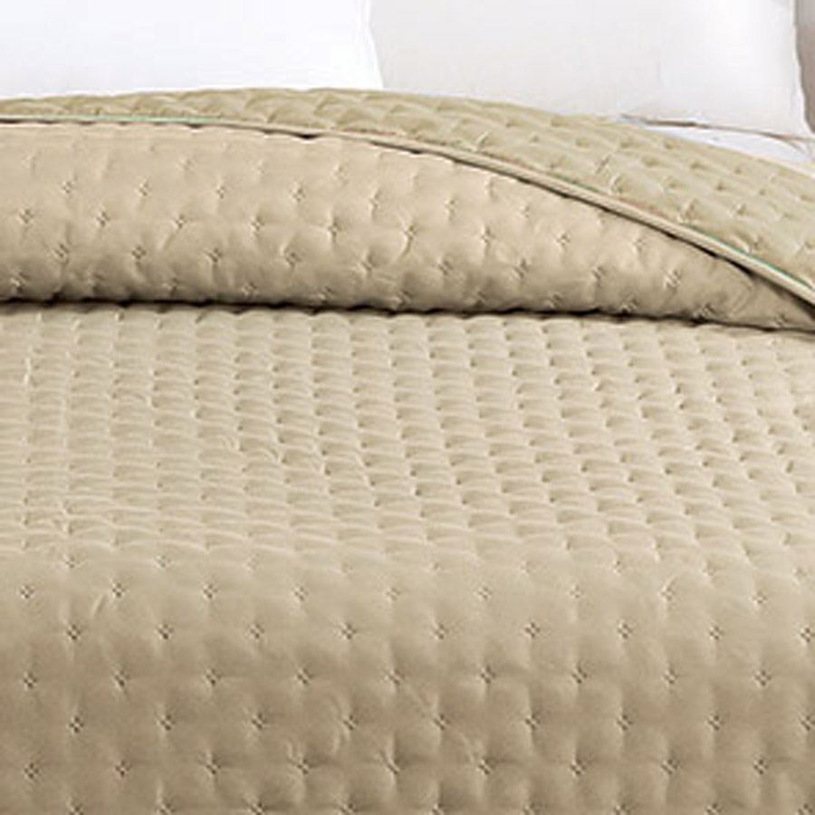 Κουβερλί Μονό (160x240) Μονόχρωμο Διπλής Όψης Melinen Renzo beige/ecru