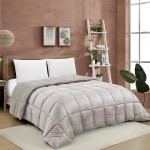 Κουβερτοπάπλωμα Μονό (160x220) Μονόχρωμο 740 γραμ/τμ Melinen Shelby greige