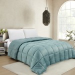 Κουβερτοπάπλωμα Υπέρδιπλο (220x240) Μονόχρωμο 740 γραμ/τμ Melinen Shelby Sky