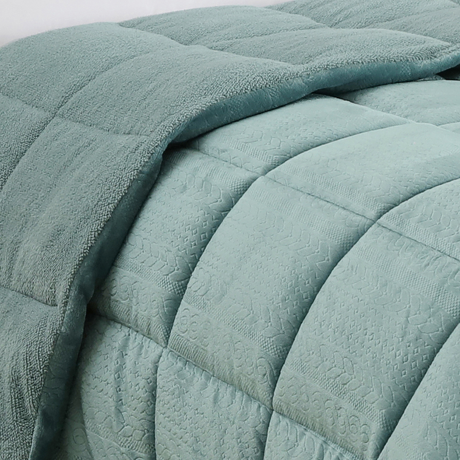 Κουβερτοπάπλωμα Υπέρδιπλο (220x240) Μονόχρωμο 740 γραμ/τμ Melinen Shelby Sky