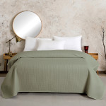 Κουβερλί Σούπερ Υπέρδιπλο, King Size (220x240) Μονόχρωμο Melinen Zara Sage