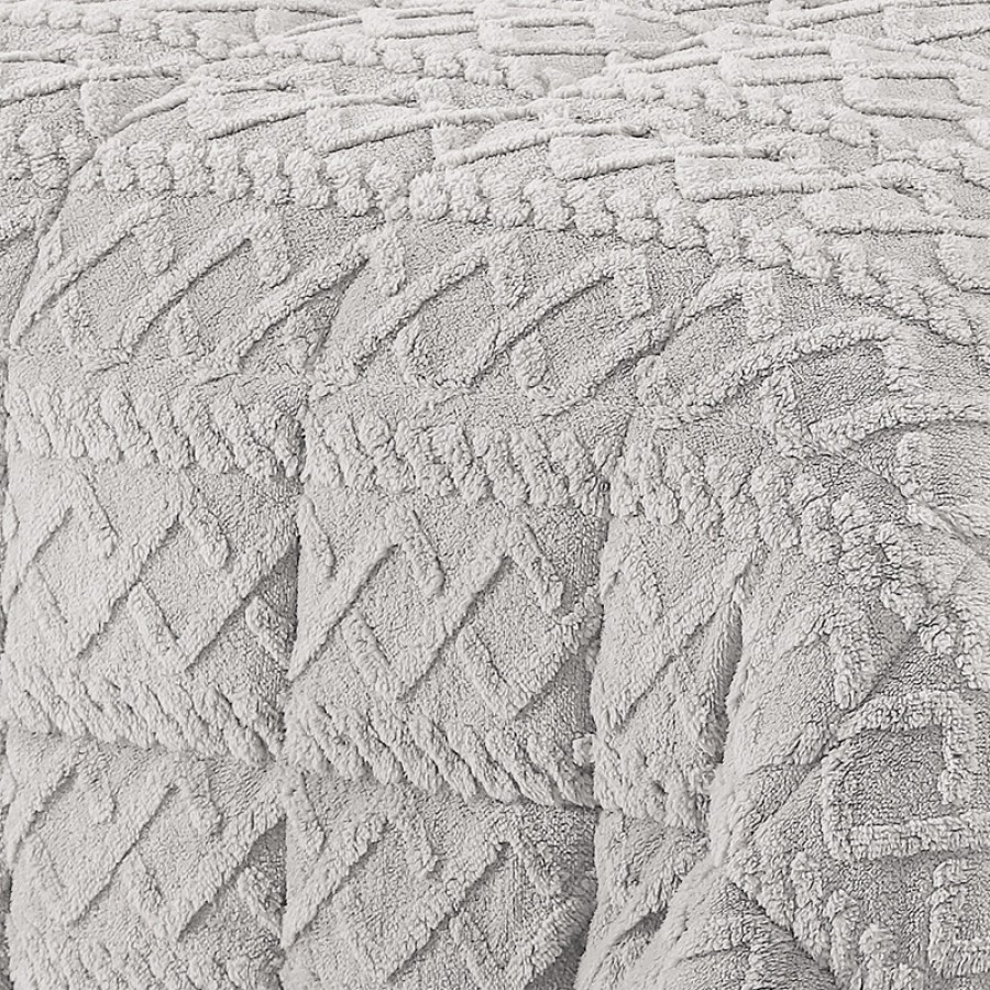 Κουβερτοπάπλωμα Υπέρδιπλο (220x240) Μονόχρωμο 750 γραμ/τμ Melinen Ian silver