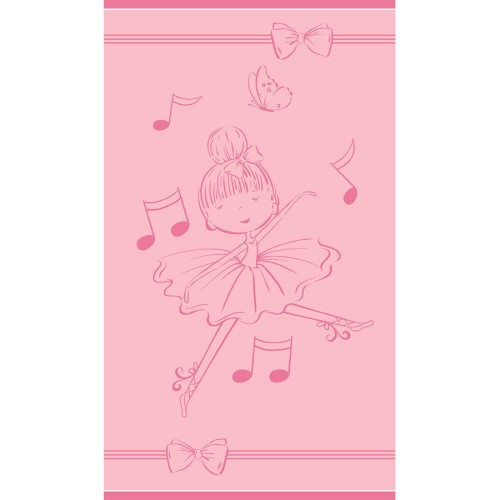 Παιδική Πετσέτα (70X120) Θαλάσσης Melinen Dancing Pink