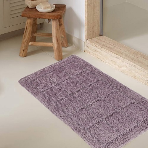 Ταπέτο-Πατάκι Μπάνιου (50x80) Βαμβακερό Melinen Dante Ash