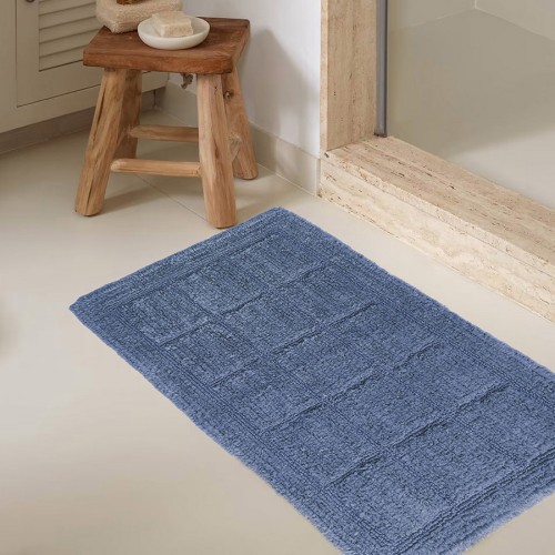 Ταπέτο-Πατάκι Μπάνιου (50x80) Βαμβακερό Melinen Dante Denim