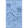 Παιδική Πετσέτα (70X120) Θαλάσσης Melinen Dinosaur Surfer Blue