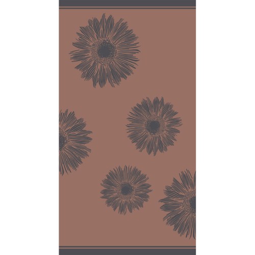 Πετσέτα Θαλάσσης (86X160) Melinen Flower Brown