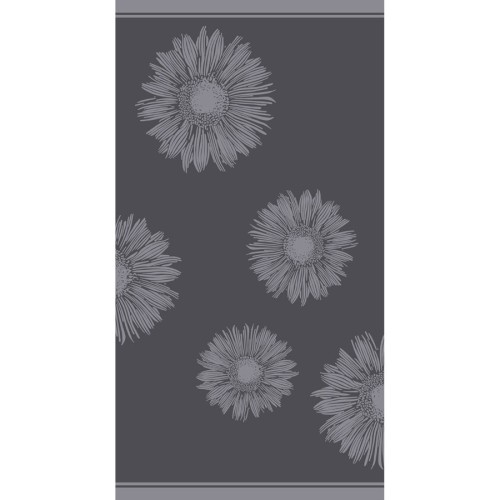 Πετσέτα Θαλάσσης (86X160) Melinen Flower Dark Grey