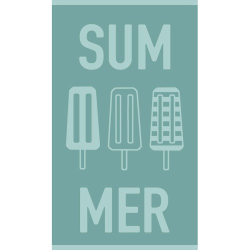 Παιδική Πετσέτα (70X120) Θαλάσσης Melinen Summer Aqua