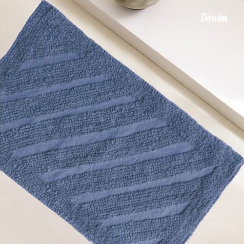 Πατάκι Μπάνιου (40x60) Βαμβακερό 1500γρ/τμ Melinen Task Denim