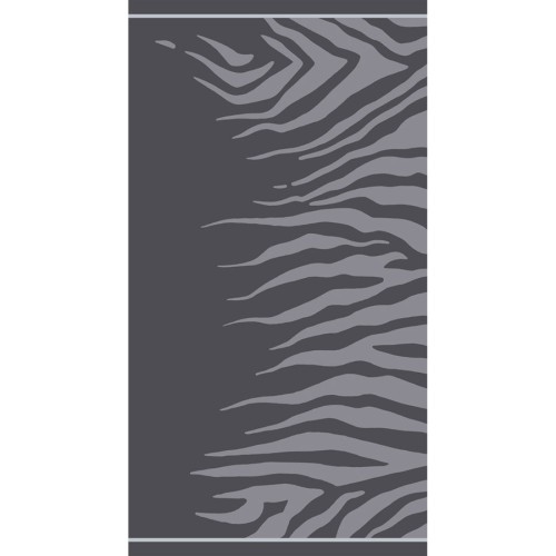 Πετσέτα Θαλάσσης (86X160) Melinen Tiger Dark Grey