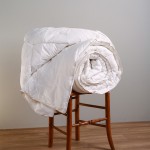 Πάπλωμα Λευκό Μονό Πούπουλο Mix (160x240) Βαμβακοσατέν 350γρ/τμ Newhome Basic Πούπουλο